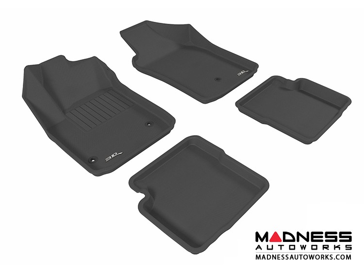 FIAT 500 Floor Liners Premium Front + Rear Set